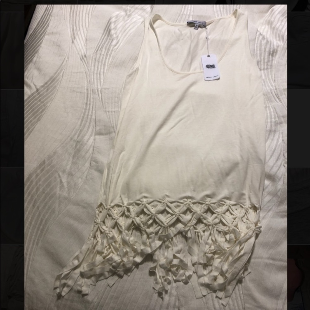 Cream tank top